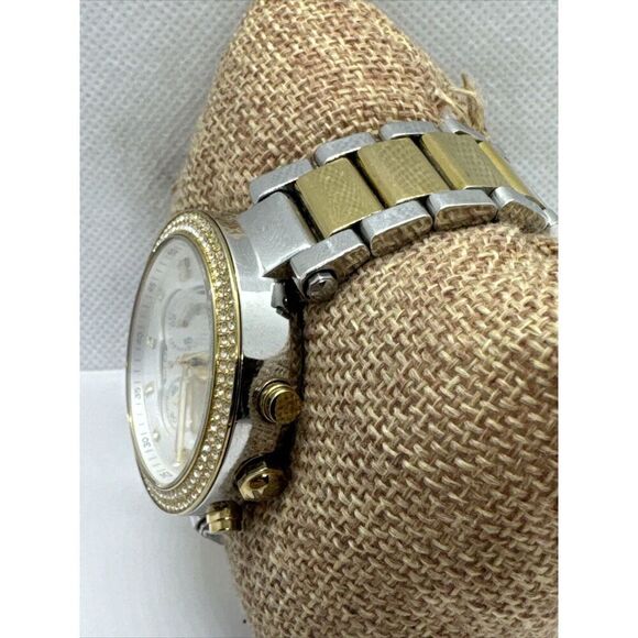 Michael Kors Parker MK5626 Womens Two-Tone Glitz Analog Dial Quartz Watch JNA659 - Picture 2 of 11